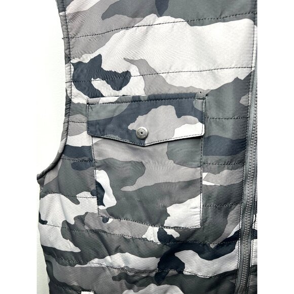 Ecko Unltd Mens Camouflage Hooded Vest Sherpa Lining Sleeveless Full-Zip Size XL - Picture 5 of 14